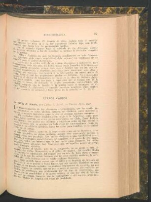 Libros varios