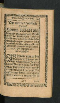Das vier und dreyssigste Capittel.