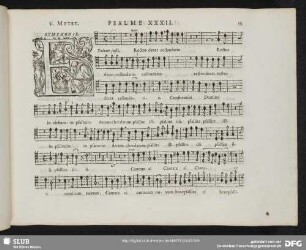 V. Exultate justi in Domino