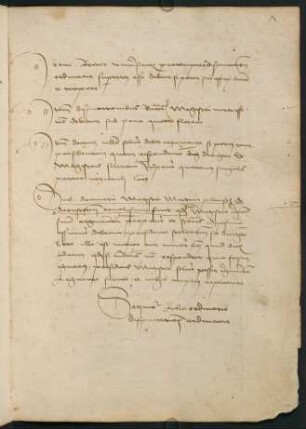 "Sequit[ur] Alia ordinatio disputatio[nis] ordinarie" [De disputatione ordinario?].
