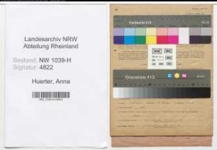 Entnazifizierung Anna Huerter , geb. 17.11.1915 (Einkaeuferin)