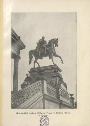 Reiterstandbild Friedrich Wilhelms III. im Lustgarten. (Albert Wolff.)