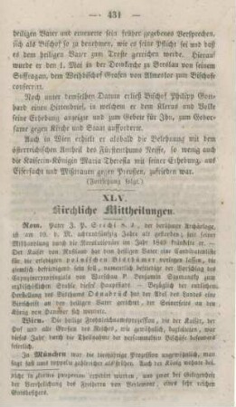 431-432 Kirchliche Mittheilungen