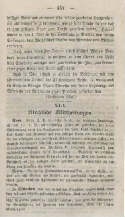 431-432 Kirchliche Mittheilungen