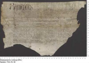Raimund Peraudi, Archidiakon der französischen Provinz Aunis und apostolischer Protonotar an der römischen Kurie, gewährt eine Dispens St. Marien in Wetzlar betreffend