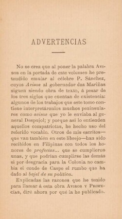 Advertencias