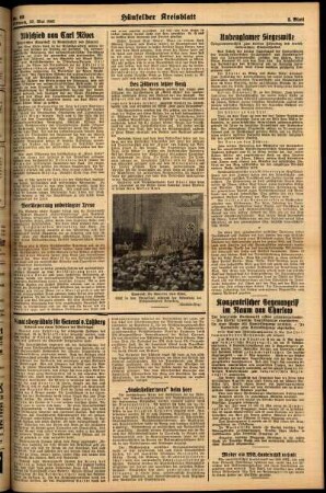 Zweite Ausgabe vom Mittwoch, den 27. Mai 1942.