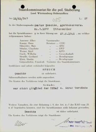 Teschke, Gustav