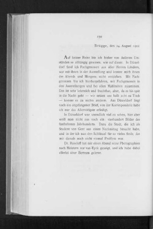 Brügge, den 24. August 1902