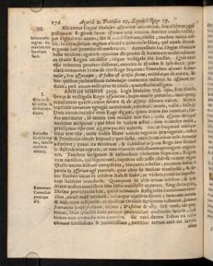 176-188, Annus Mundi 3259. Legis Mosaicae 776