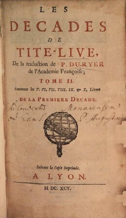 Les Decades De Tite-Live : Avec Les Supplemens De I. Freinshemius. 2