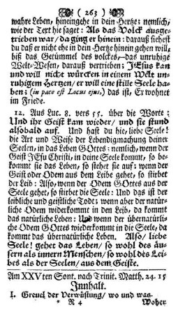 Am XXV ten Sont. nach Trinit. Matth. 14.15