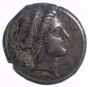 Münze, Didrachme, ca. 325 - 241 v. Chr.