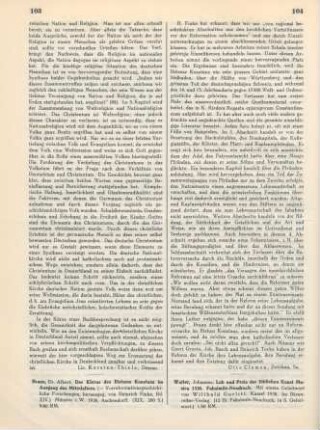103-104 [Rezension] Braun, Albert, Der Klerus des Bistums Konstanz im Ausgang des Mittelalters