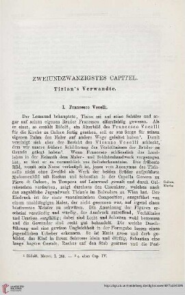 Zweiundzwanzigstes Capitel. Tizian’s Verwandte