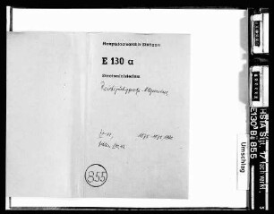 Reichsjustizgesetze - Allgemeines