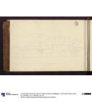 Schloss Catajo nördlich von Battaglia in der Provinz Padua