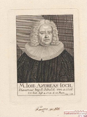 Johann Andreas Joch, Diakon bei St. Sebald