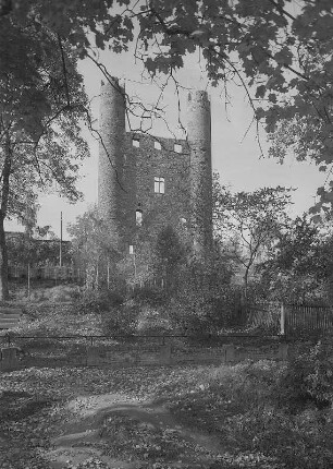 Saalfeld. Burgruine Hoher Schwarm