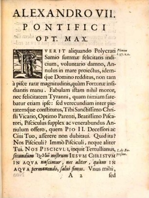 Annulus pontificius Pio II. asservatus