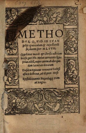 Methodus, Quid in Evangeliis quaerendum et expectandu[m] sit, docens