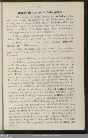 Ausblick ins neue Schuljahr