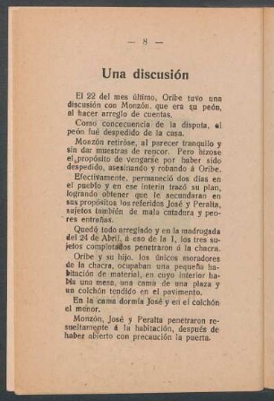 Una discusión