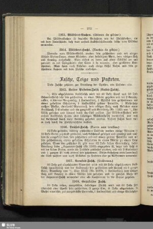 Fasche, Teige und Pasteten