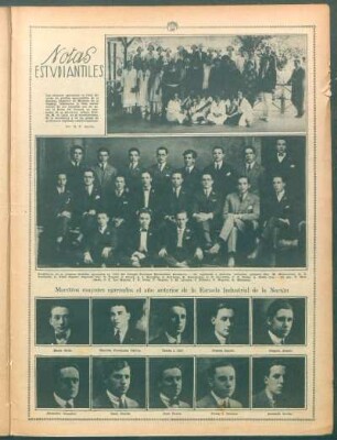 Maestros mayores egresados el año anterior de la Escuela Industrial de la Nación