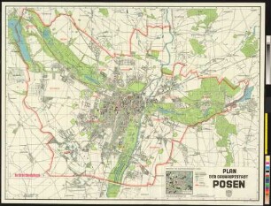 Plan der Gauhauptstadt Posen