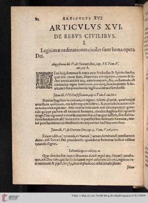 XVI. De Rebvs Civilibvs