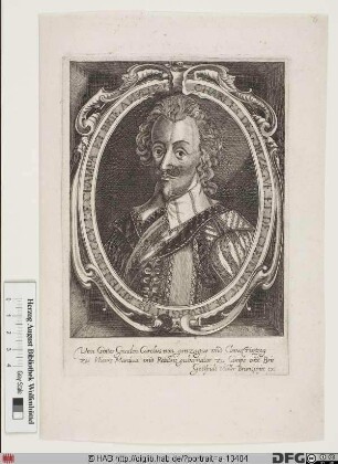 Bildnis Carlo I. (Gonzaga), 1595 duc de Nevers et Rethel, 1628-37 Herzog von Mantua und Montferrat