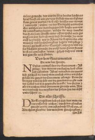Von den Sacramenten