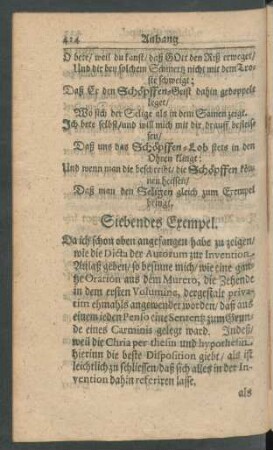 Siebendes Exempel