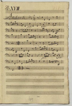 18. Anonymus, Andante, F-Dur