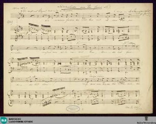 Mädchenlieder - Mus. Hs. 1249 : V, pf