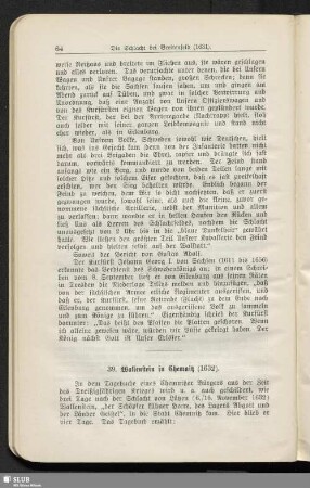 39. Wallenstein in Chemnitz (1632)