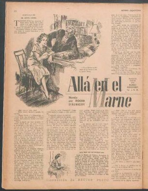 Allá en el Marne : Novela por Roger D'Aubigny