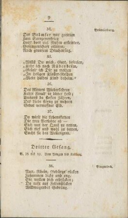 Dritter Gesang. Von Bingen bis Koblenz
