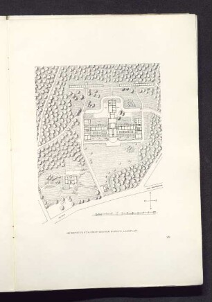 Heimstätte für Brustkranke in Buch, Lageplan