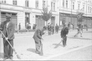 Czernowitz Cernauti: Juden kehren die Straße (Cernivie, Ukraine)