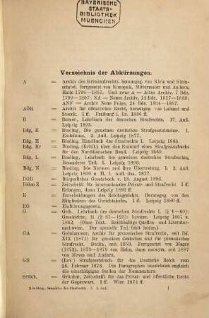 Grundriss des Gemeinen Deutschen Strafrechts, 1