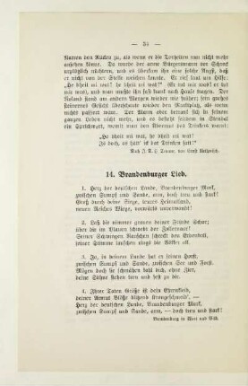 14. Brandenburger Lied