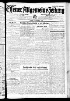 Essener allgemeine Zeitung. 1918-1943