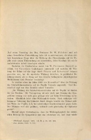 Ueber die Wirkung des Physostigmins auf die Pupille