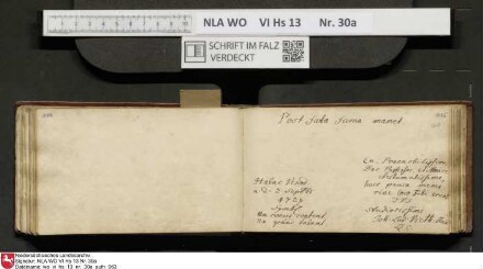 Stammbuch des U. J. Schrader aus Hannover