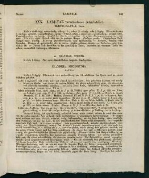 135-160, XXX. Labiatae verschiedener Schriftsteller