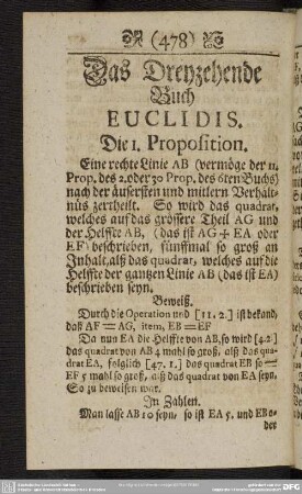 Das Dreyzehnde Buch Euclidis