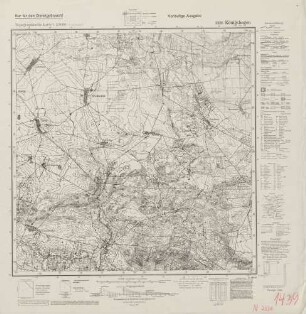 2886 Königshagen, Topographische Karte 1:25000 (4cm - Karte)