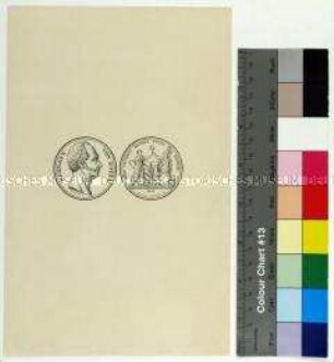 Abbildung der Personenmedaille für den preußischen General und Kriegsminister Hermann von Boyen